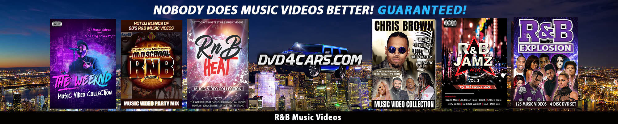 R&B Music Videos on DVD and HD MP4 Download