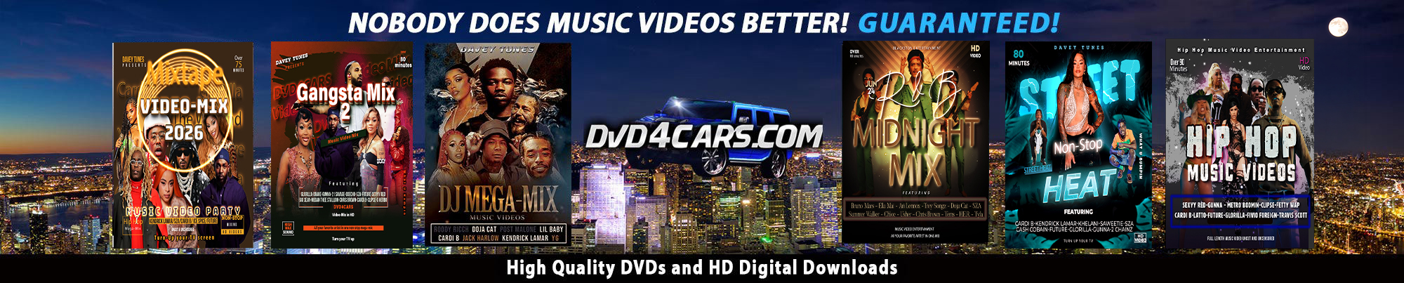 DVD4CARS - Music Videos on DVD and MP4 Download