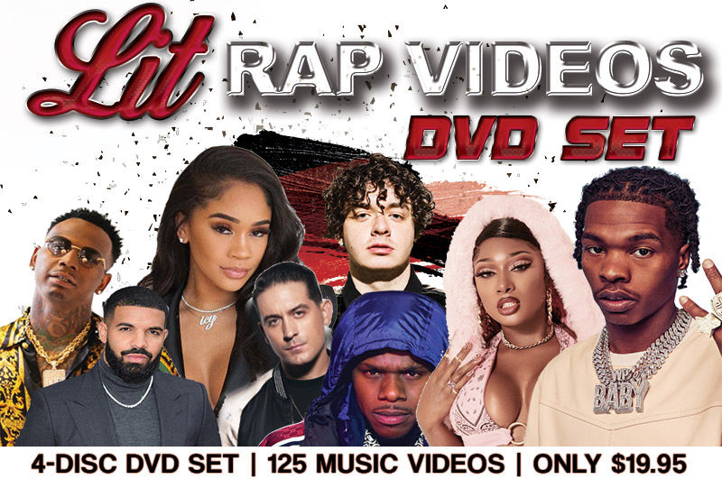 Lit Rap Music Videos 4 Disc DVD Set