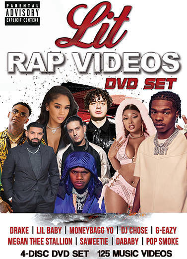 Lit Rap Videos DVD Set